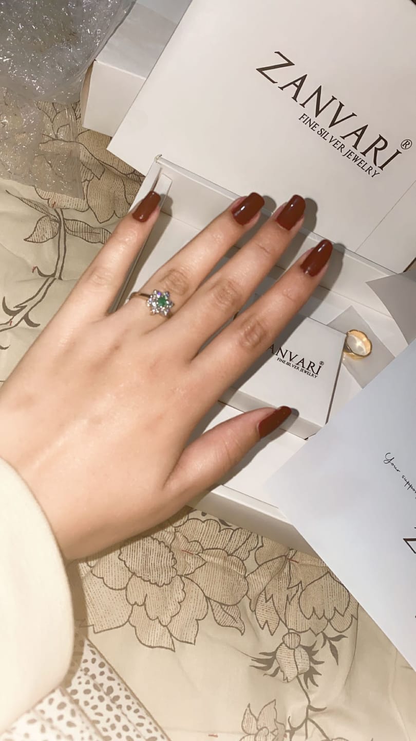 Customer photo review of VIBRANT VINES RING