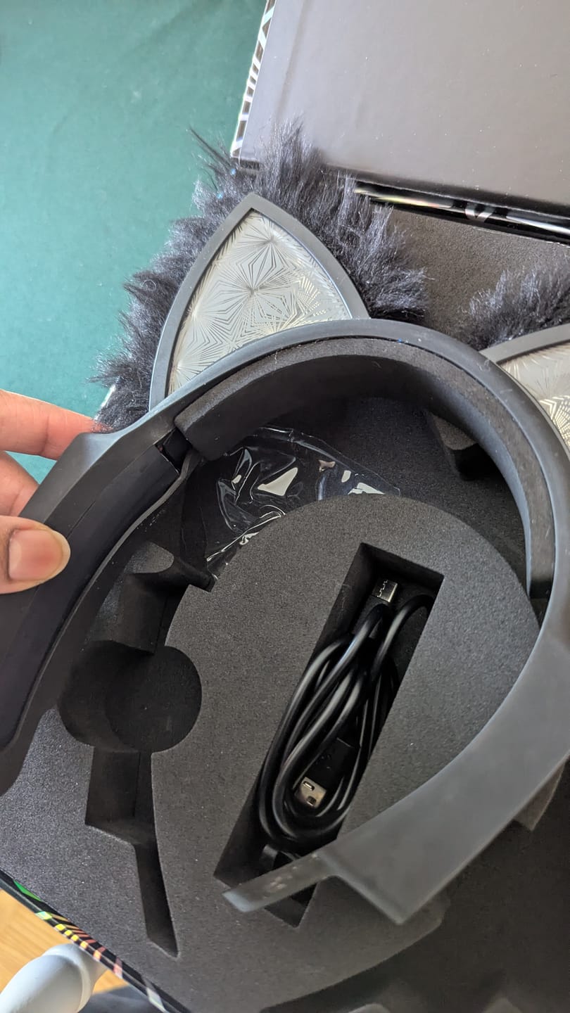 Customer photo review of LED Infinity Mirror Cat Ears