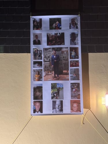 Customer photo review of Banner inkl. Druck