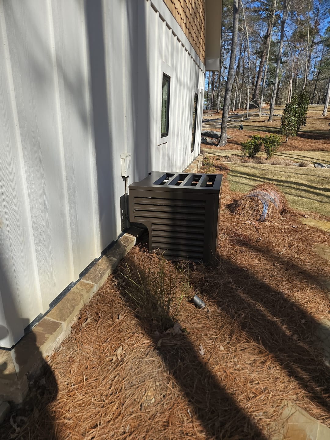 Customer photo review of Central AC Cover - Bronze