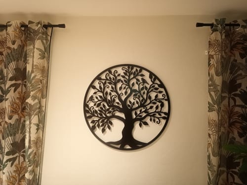 Customer photo review of Décoration Murale en Métal - Arbre de vie (T14)