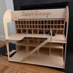 Customer photo review of Toy Car Garage Storage