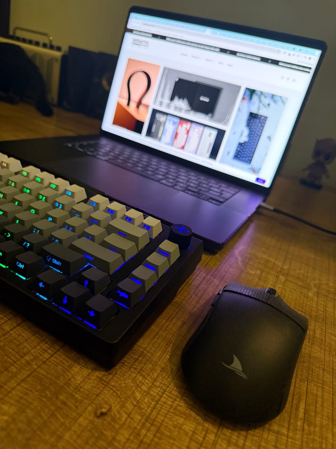 Customer photo review of Darmoshark Top75 HE Wireless Klavye (Manyetik Switch / HE)