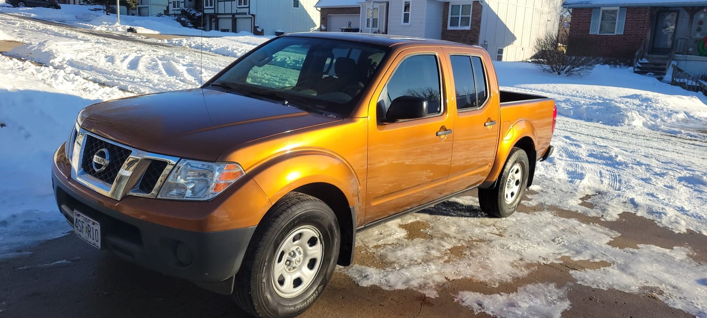 Customer photo review of Glossy Metallic Copper Vinyl Wrap