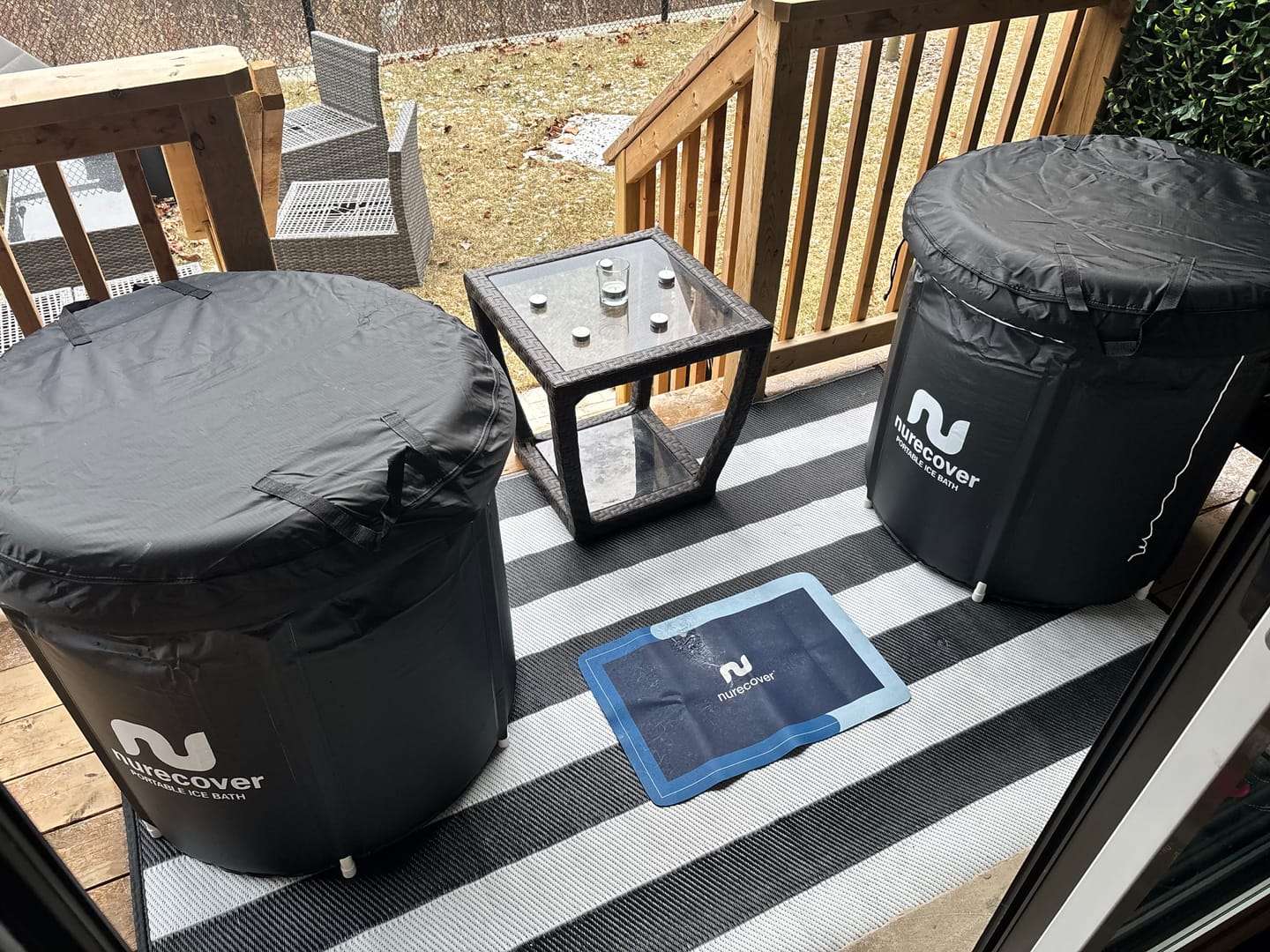 Customer photo review of nurecover Pod - Portable Ice Bath