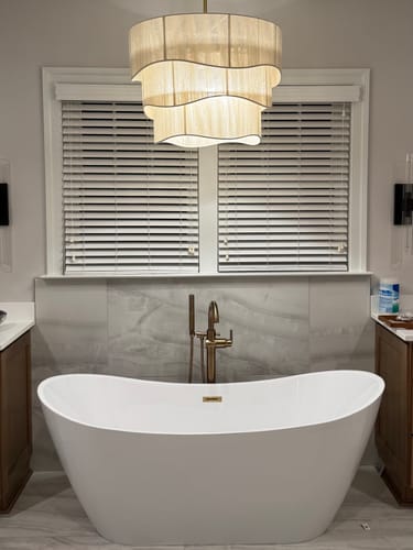 Customer photo review of 3-Tier Beige Woven Thread Drum Pendant Light