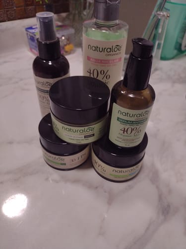 Customer photo review of Set Rutina Completa Cuidado de la Piel