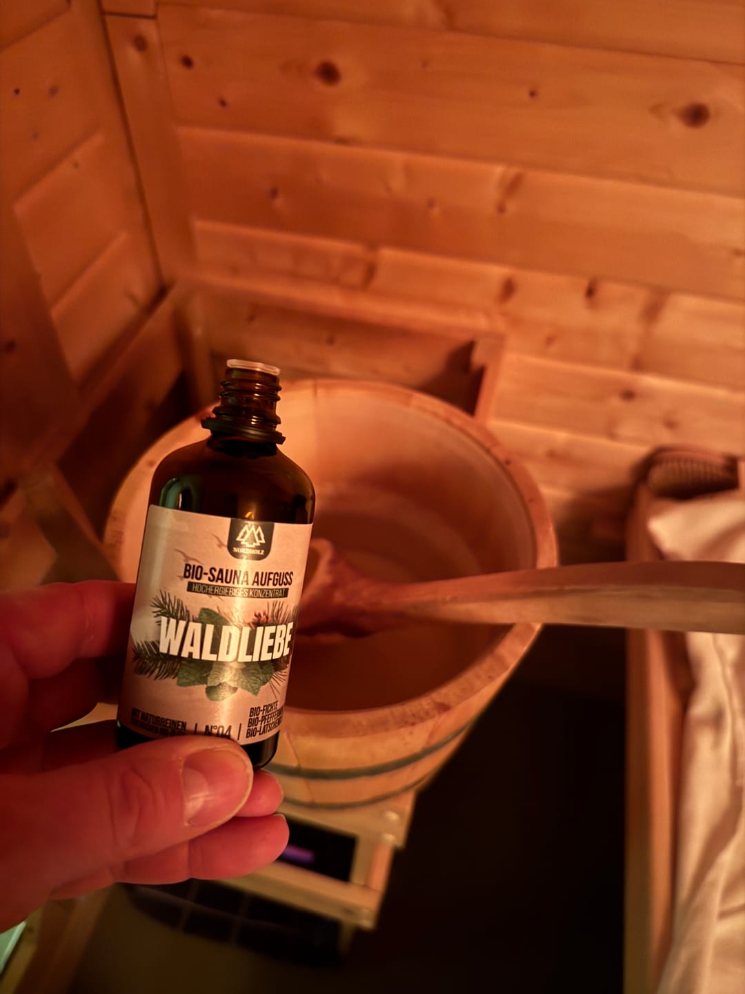 Customer photo review of Bio-Sauna Aufguss Konzentrat #4 Waldliebe