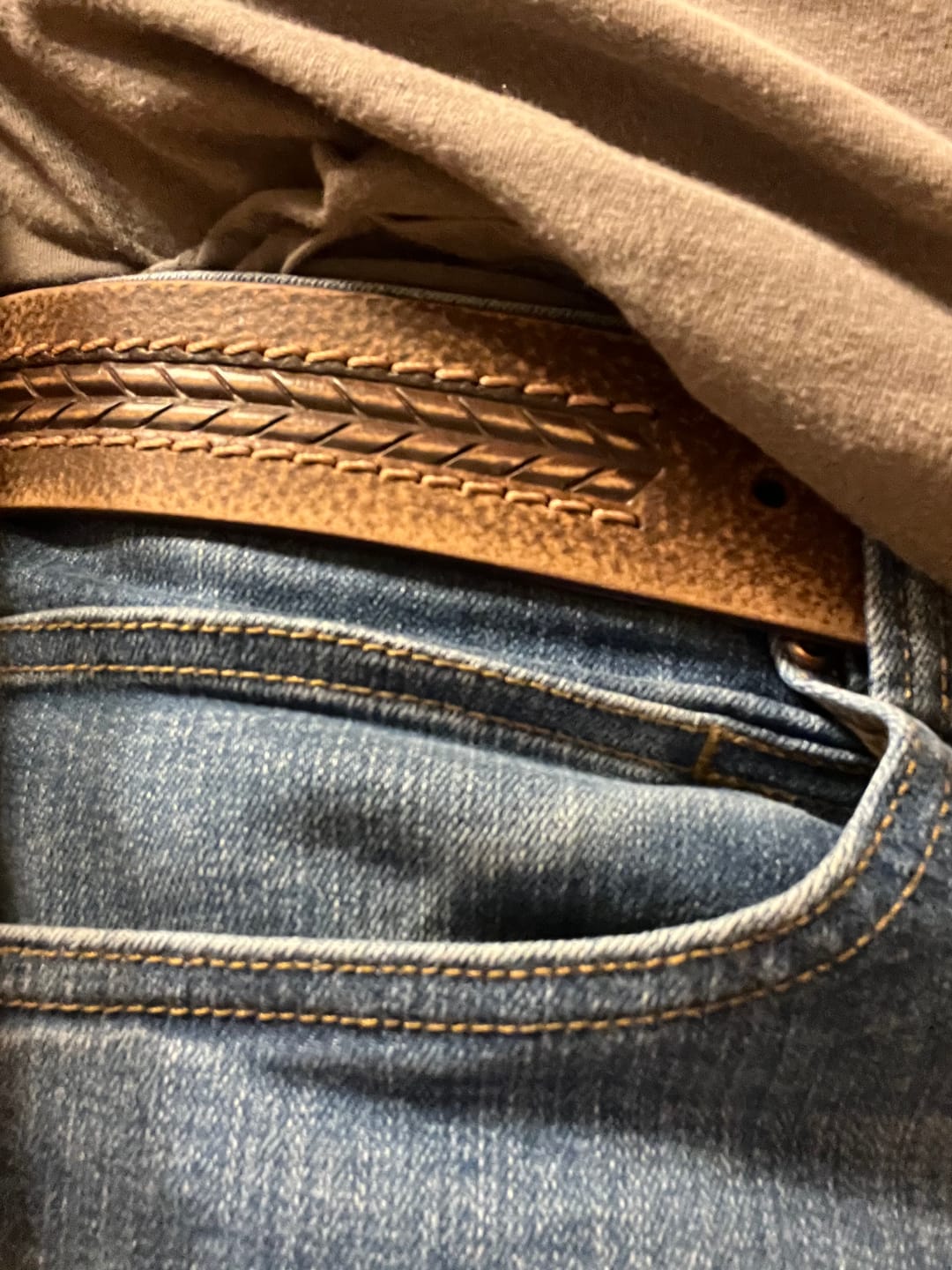 Customer photo review of The Purpose Belt - Arrow Patterned 100% Real Leather Belt
