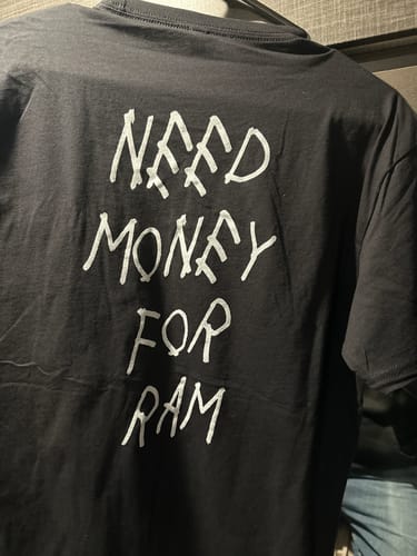 Customer photo review of BROKE TEE