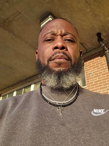 Customer photo review of 4MM Moissanite Tennis Chain 14K Gold