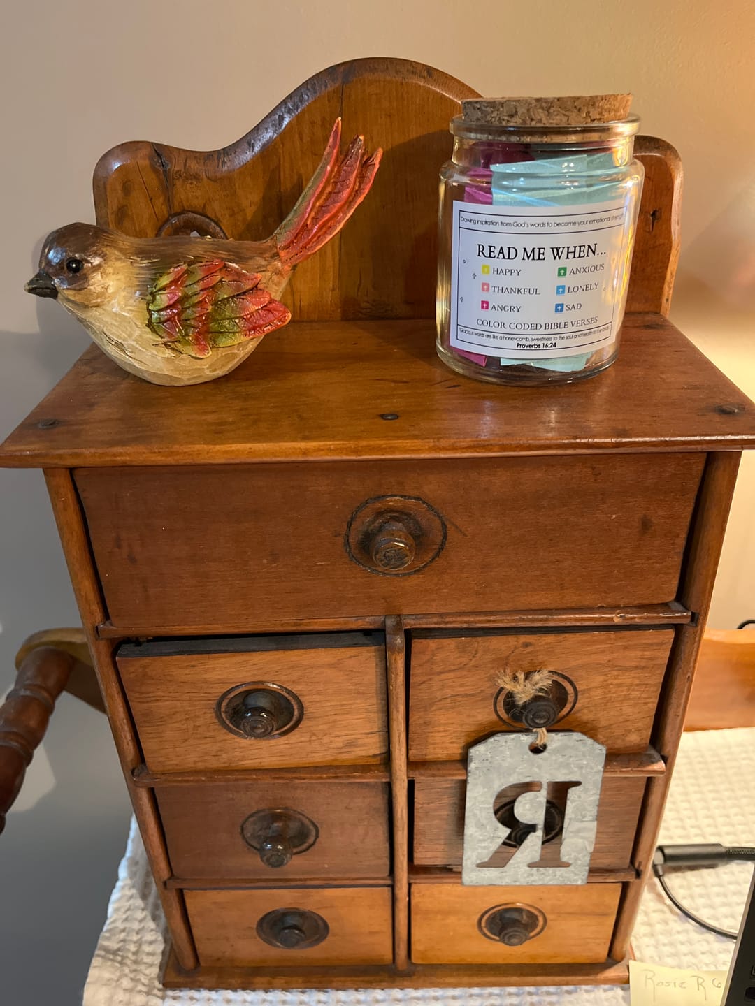 Customer photo review of (GIFTING OFFER) Handmade 90 Day Bible Verses Jar (Comes With Christian Gift Box)