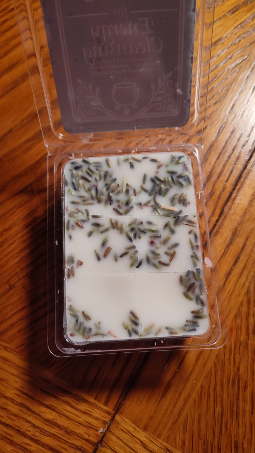 Customer photo review of Spell Melts for Energy Cleansing Wax Melts