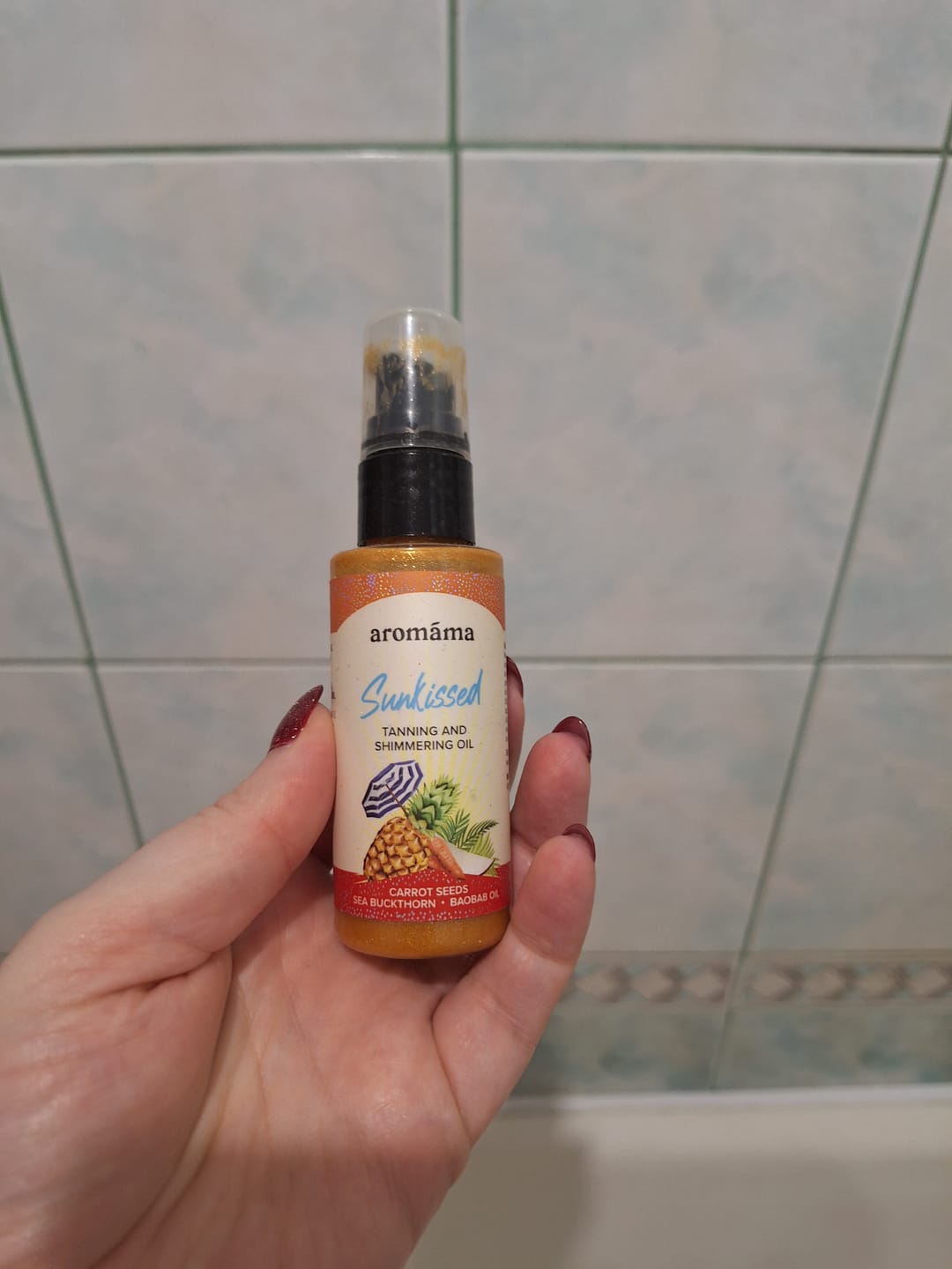 Customer photo review of Įdegio aliejus „Sunkissed“