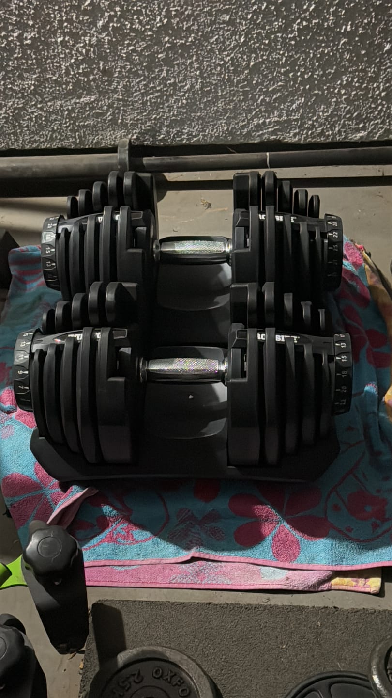 Customer photo review of Mancuerna Ajustable 40 kg IRONSIDE
