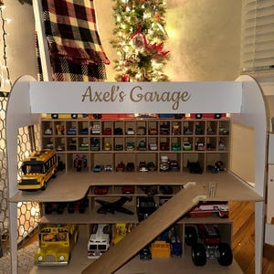 Customer photo review of Toy Car Garage Storage