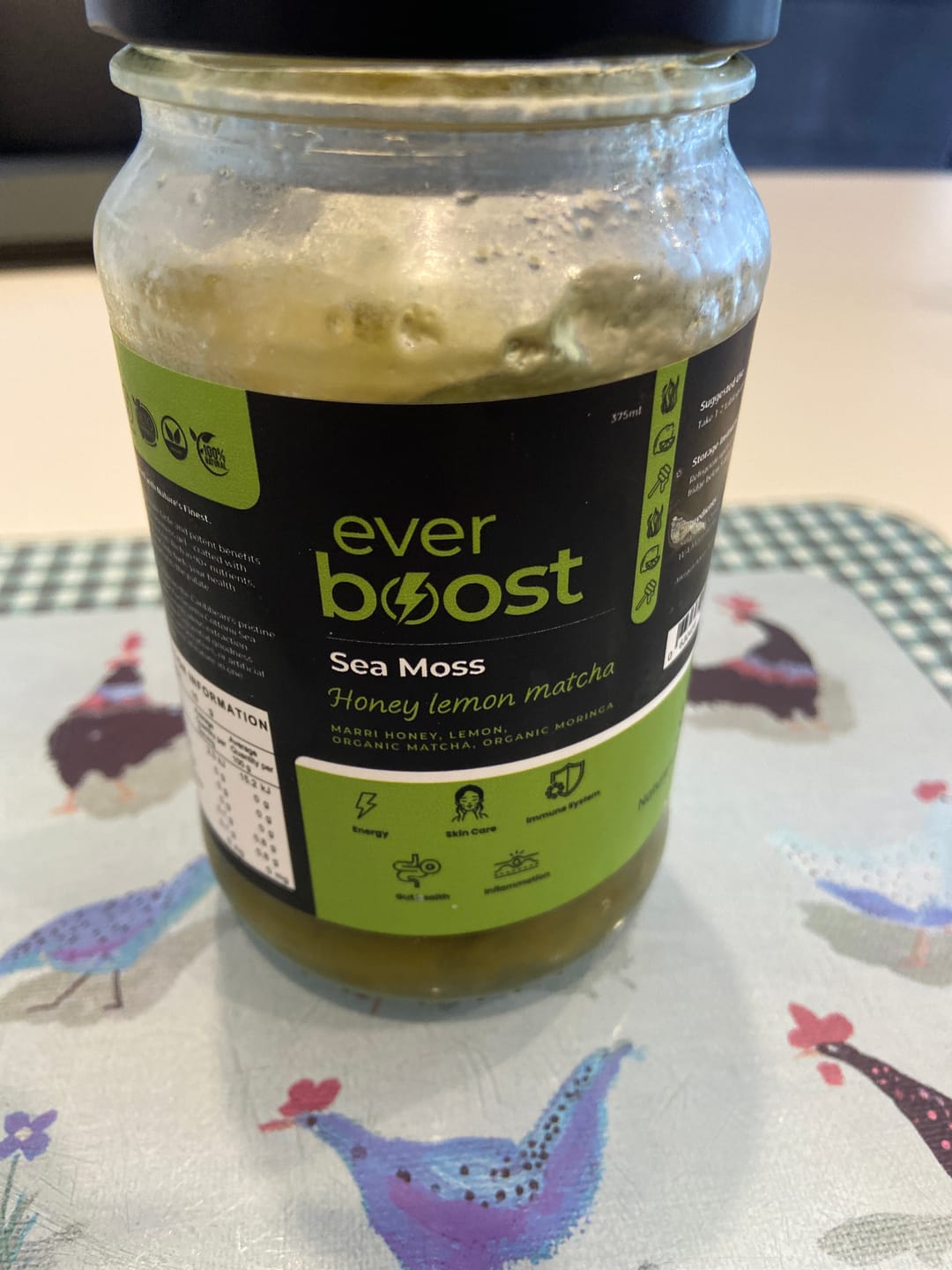 Customer photo review of Everboost Sea Moss Gel Starter Pack