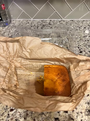 Customer photo review of Sugar Free Low Carb Keto Pound Cake Loaf
