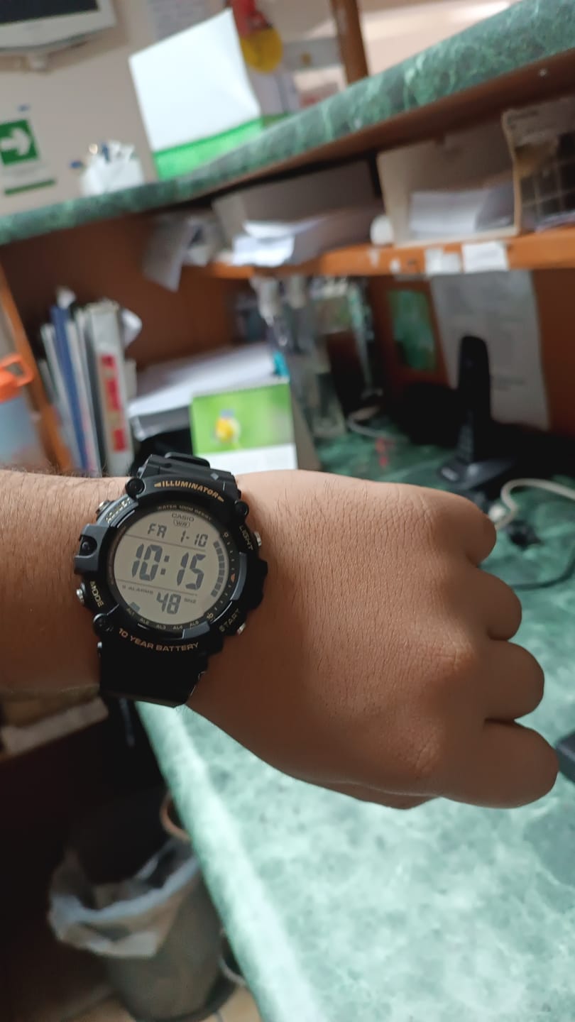 Customer photo review of Reloj Casio Vintage AE-1500WHX-1AVDF Negro