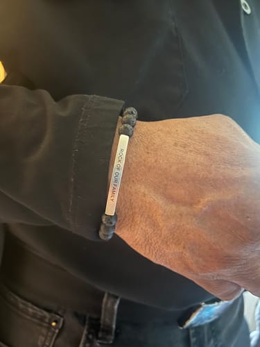 Customer photo review of BE STRONG AND COURAGEOUS FOR I AM WITH YOU JOSHUA 1:9 (POS)
