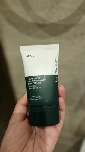 Customer photo review of واقي شمس هارت ليف المرطب الحريري من انوا - 50مل