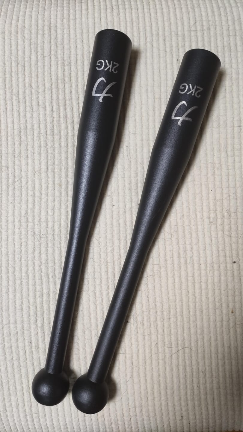 Customer photo review of Steel Clubbells - 2-15KG