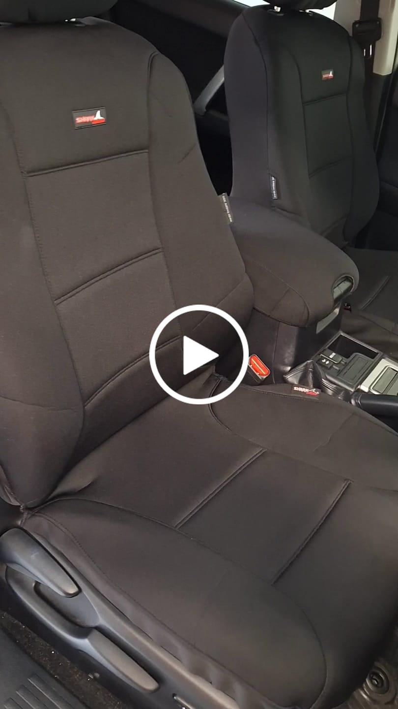 Customer video review of Sharkskin Seat Covers for Toyota Prado KDJ150R/GRJ150R (11/2009-05/2021)