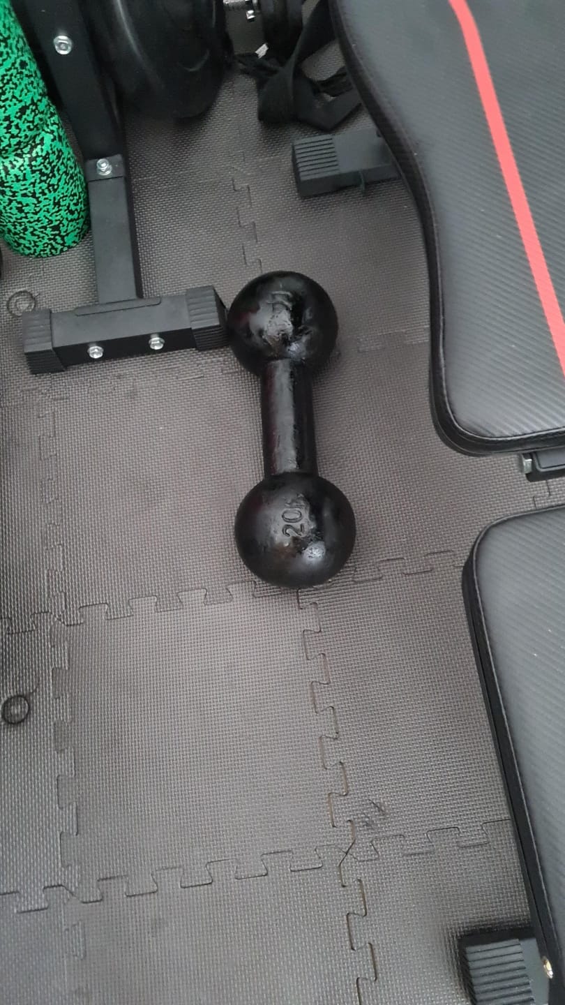 Customer photo review of Circus Dumbbells 20-78KG