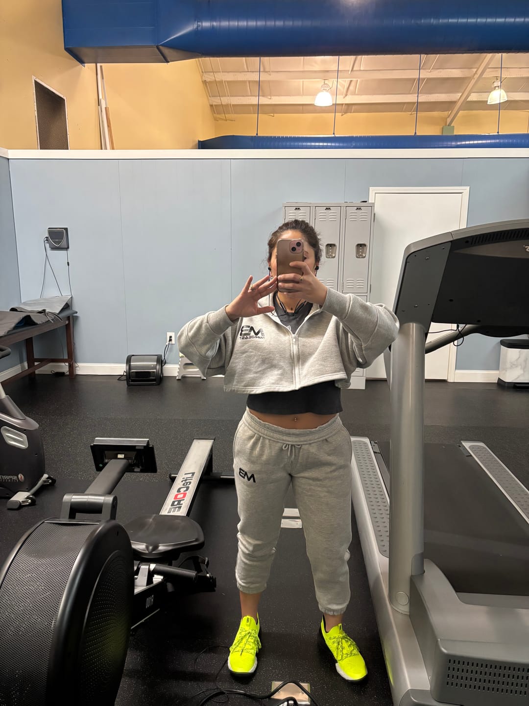 Customer photo review of Boyfriend Cropped Hoodie