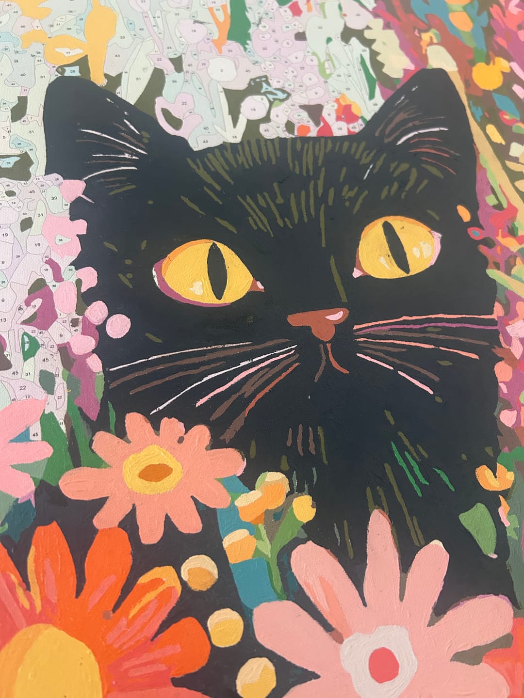 Customer photo review of Peeking Cat