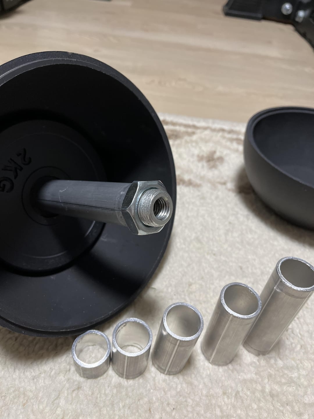 Customer photo review of Adjustable Kettlebell 12kg-32kg, Competition Style