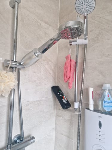 Customer photo review of The Gaia Shower Filter
