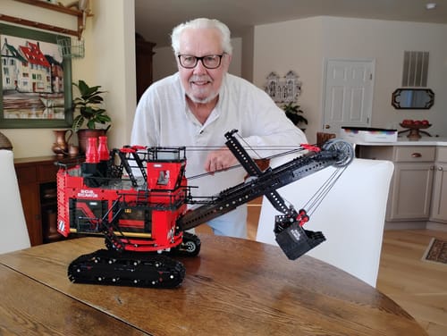 Customer photo review of Remote Controlled Rope Shovel 2968pcs