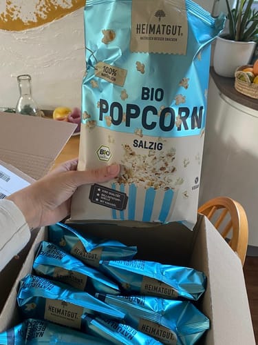 Customer photo review of Bio Popcorn Salzig