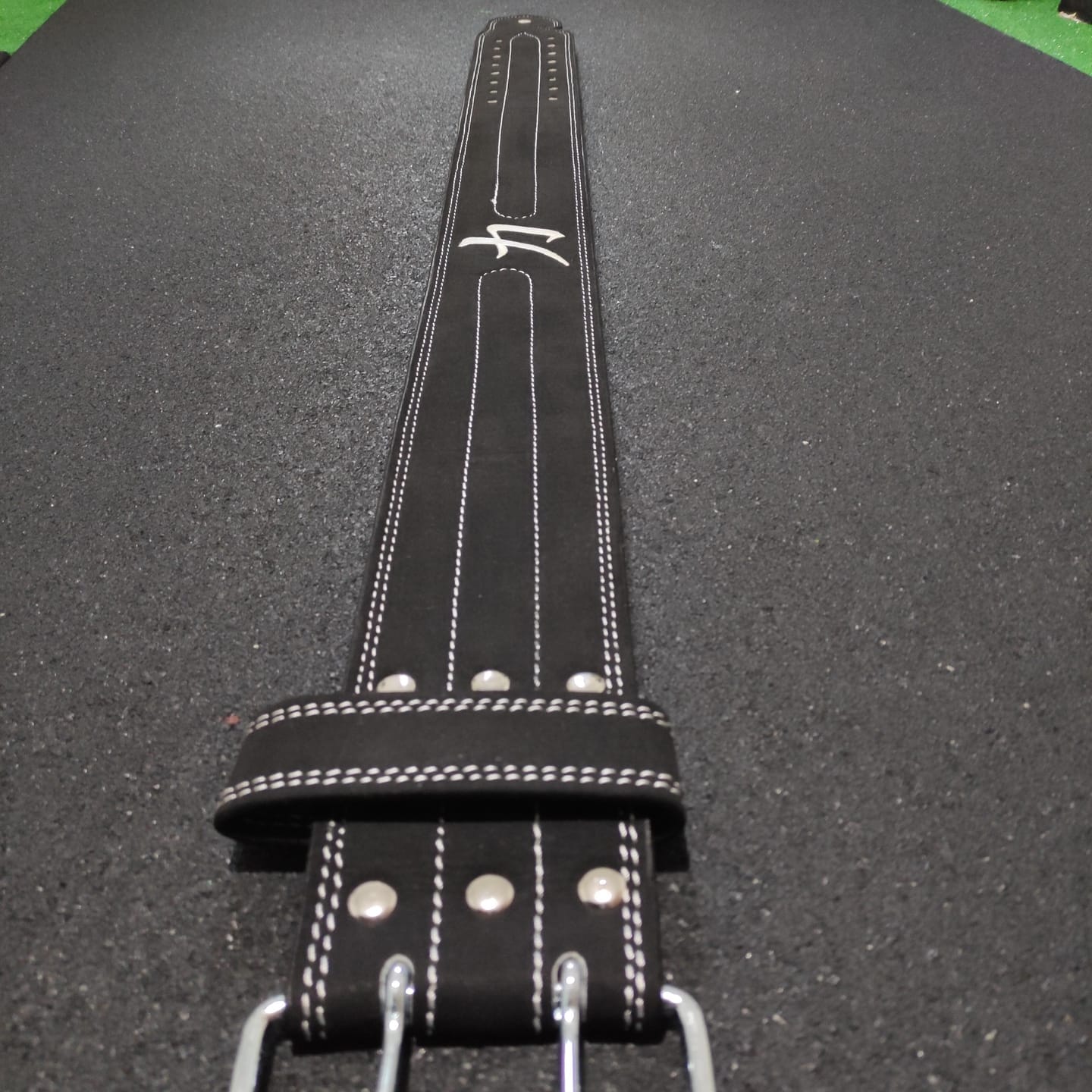 Customer photo review of Double Prong Buckle Belt with Grip, 13MM - IPF Approved