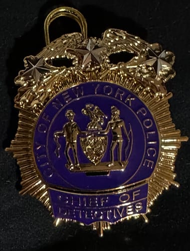 Customer photo review of New York NY Police Badge Cosplay Movie Props