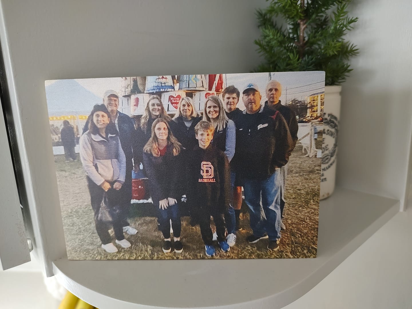 Customer photo review of 18.5 x 27.5 Planked Wood Print