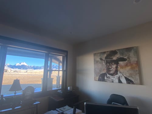 Customer photo review of John Wayne Canvas Set
