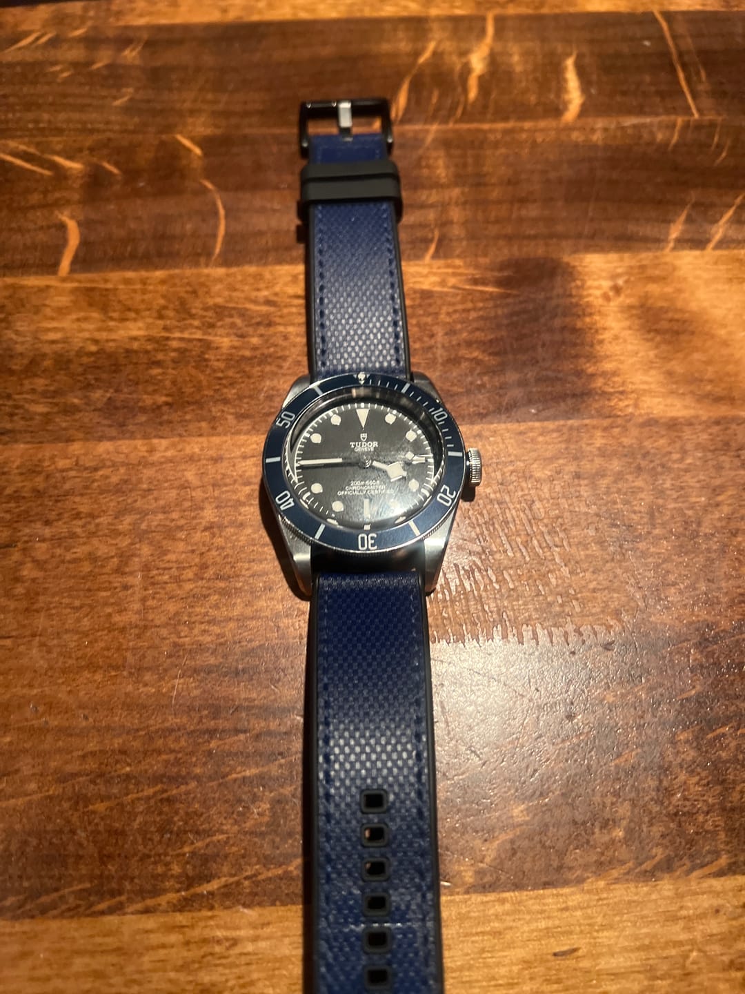Customer photo review of Leather & Rubber - Blue