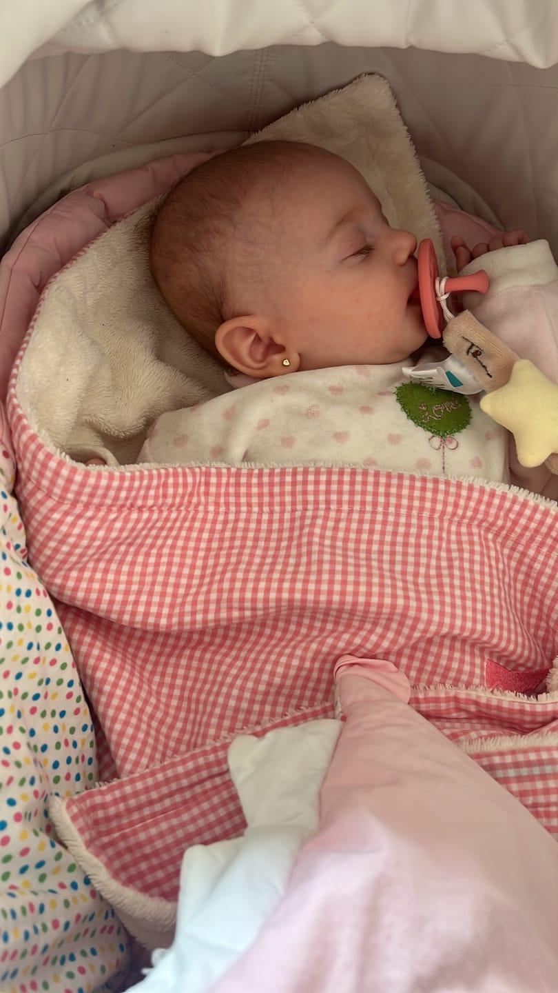 Customer photo review of Kit 2 Chupetes CLÁSICOS Rosa Pálido y Rosa Nenina & Co