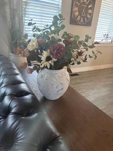 Customer photo review of Layla Stone Vase