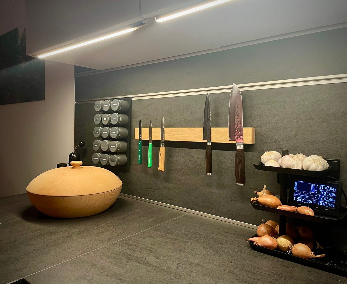 Customer photo review of Magnet Messerleiste CULTRO aus Holz