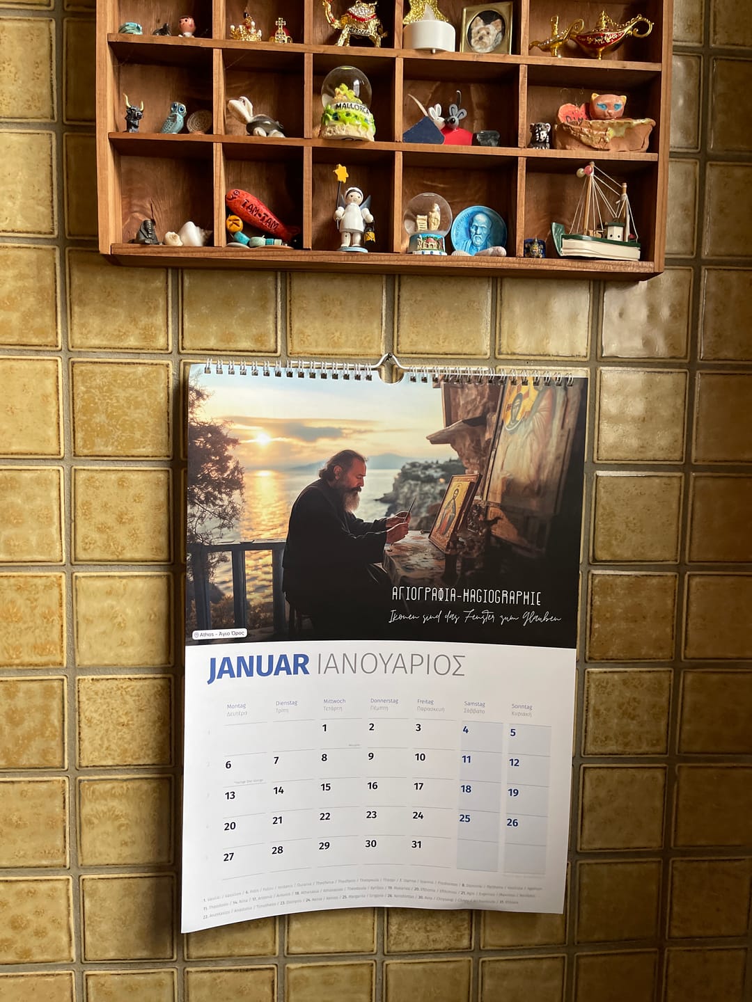 Customer photo review of DU BIST GRIECHE Kalender 2025