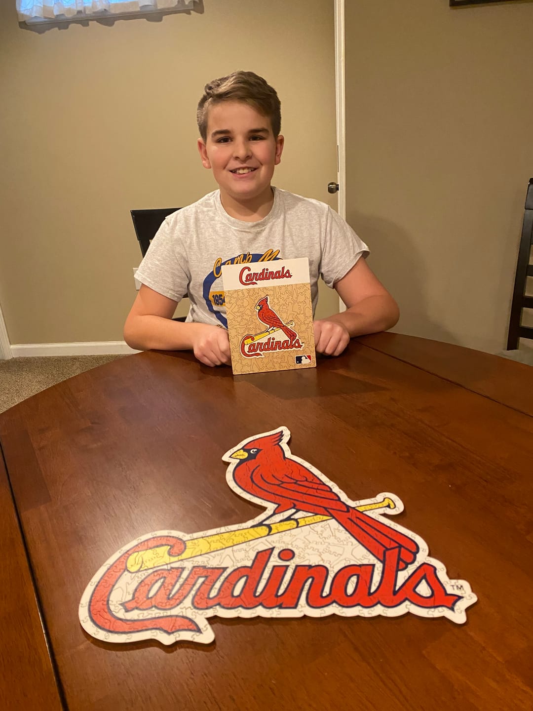 Customer photo review of St. Louis Cardinals™ - Wooden Puzzle