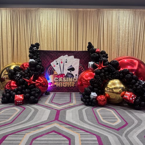 Customer photo review of Red Inflatable Mirror Ball Reusable Big Bubble Balloon