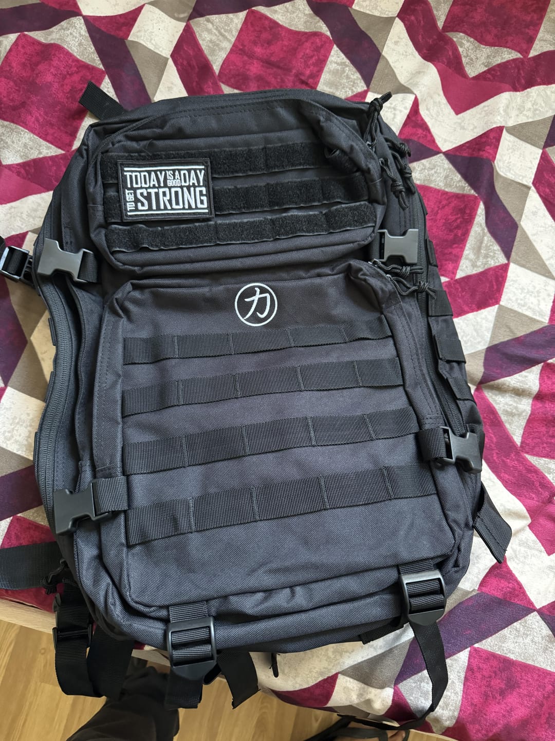 Customer photo review of Training Backpack 2.0, Black - Add Extra Patches