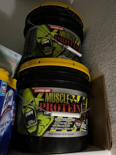 John B. review of 12 lbs Bucket - Colossal Labs™ Muscle Protein image 1 out of 1