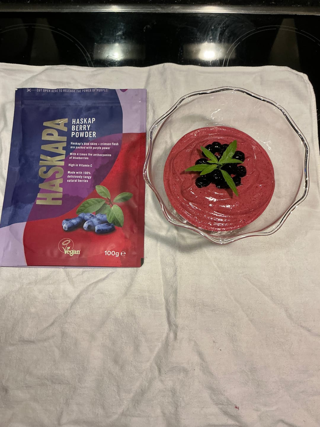 Customer photo review of 3 x Haskapa Superfood Berry Powder Offer