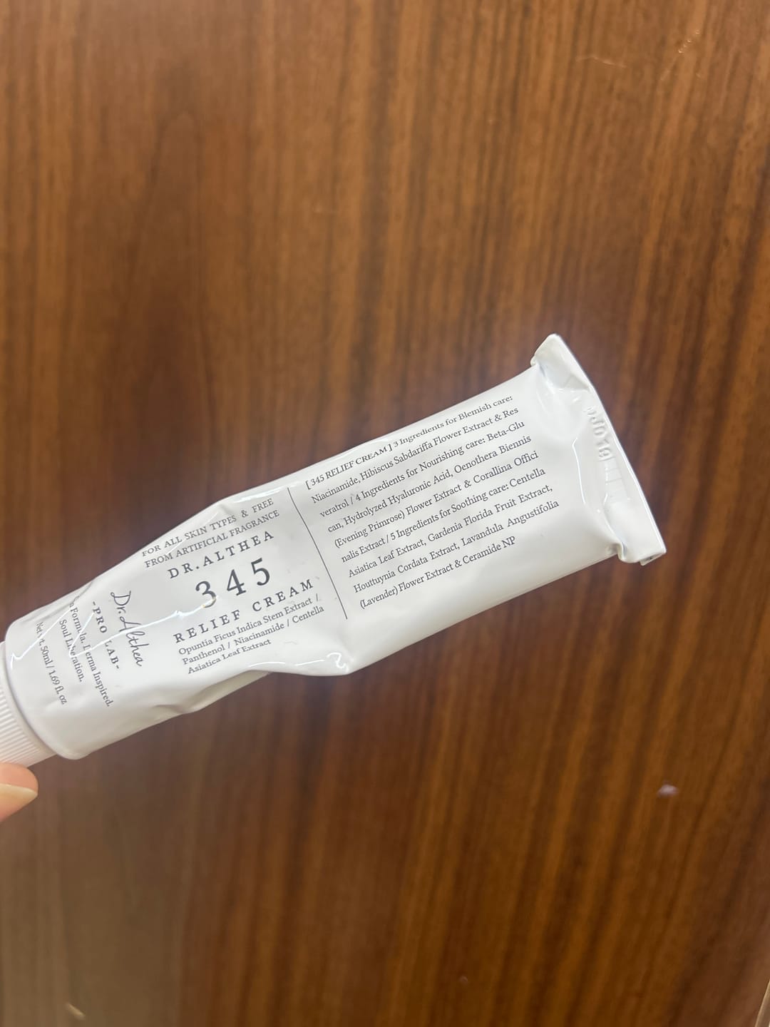Customer photo review of كريم دكتور اليثا 345 ريليف - 50مل