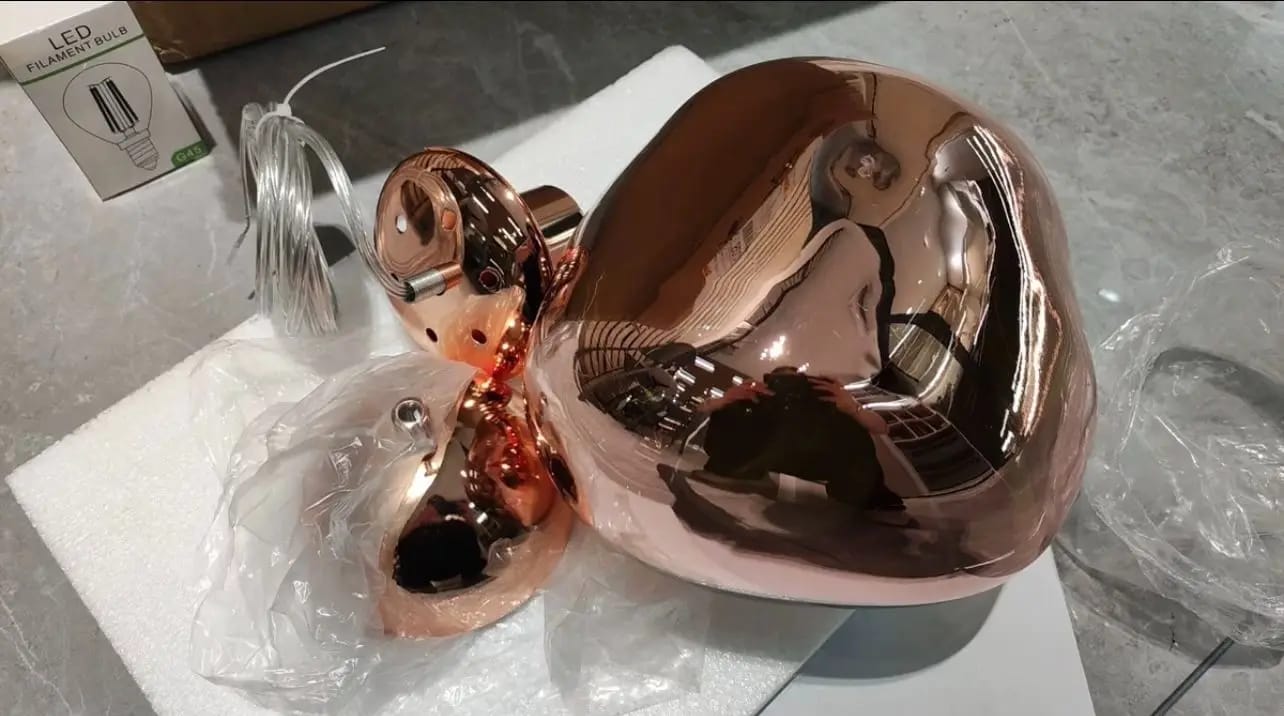 Customer photo review of Lava Pendant Light